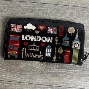 Harrods Glitter London Wallet